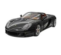 Collezione di modelli di auto in resina simulata nera Porsche Carrera GT in scala 1:18, ornamenti Giocattoli Metal Vehicles non RC