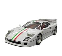 Collezione Di Modelli Di Auto Replica In Lega A Strisce Bianche Per Ferrari F40 King Of Horse In Scala 1 18 Giocattoli Metal Vehicles non RC