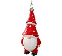 Collezione di ornamenti natalizi festivi con Babbo Natale, treno, pupazzo di neve e simboli classici delle vacanze, da appendere all'albero e decorazioni stagionali (vecchio senza volto)