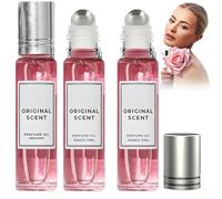 Collezione di profumo di pheromone 3pcs, rotola sul profumo di feromone per donne, profumi di fiori romantici, sapore di veleno, freschezza per tutto il giorno e fragranza seducente,3pc