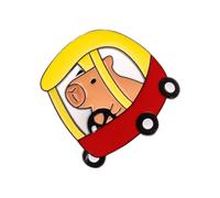 Collezione Di Spille Artistiche Animali Con Capybaras Elegante Vestito Accessori Casual Spille Per Gli Innamorati Moda Carino Spilla Capybara, taglia unica, come descritto