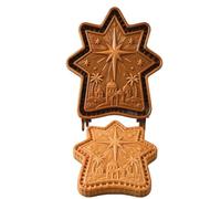 Collezione di stampi natalizi a tema Natività e Fede per mini (#D) | Stampo 3D a tema religioso, mini-stampo antiaderente in ABS per uso alimentare, tagliapasta, utensili da forno per dolci