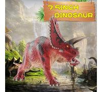 Collezione Dinosaurs - Modello di plastica di Dinosaur Triceratops | Dinosauri di plastica Pentaceratops | Pentaceratop educativi doni di giocattoli per animali per ragazzi e amanti degli anima