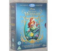 Disney The Little Mermaid Collection 1 2 3 Blu-Ray Box Set Nuovo Sigillato