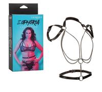 Collezione Euphoria Taglia Forte Multi Catena Halter - Nero