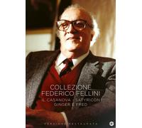 Collezione Federico Fellini 3 DVD Il Casanova + Satyricon + Ginger e Fred NUOVO