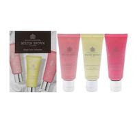 Collezione floreale and Spicy Hand Care Set by Molton Brown for Unisex, 3 pezzi 1,4 oz Delicious Rhubare and Rose, Orange and Bergamot, Fiery Pink Pepper