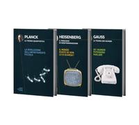 Collezione Grandi idee della Scienza Pack II. Contiene 3 libri: Planck, Heisenberg e Gauss