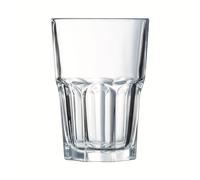 Collezione Granity 6 bicchieri alti da 35 cl in vetro temperato impilabili