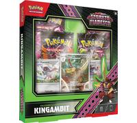 Collezione illustrazione Kingambit dell’espansione Scarlatto e Violetto - Segreto Fiabesco del GCC Pokémon (1 carta promozionale olografica, 2 carte olografiche e 4 buste di espansione), italiano