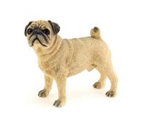 Collezione Leonardo Cane Carlino Fulvo Ornament, Pietra, Marrone Chiaro