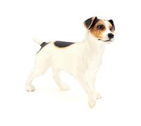 Collezione Leonardo Cane Jack Russell Terrier Ornament, Pietra, Bianco