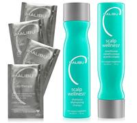 Collezione Malibu C Scalp Wellness - Set per la cura nutriente dei capelli per il cuoio capelluto secco - Contiene il duo Scalp Remedy e Shampoo