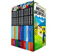 Collezione Michael Morpurgo, set di 12 libri (Aspettando Anya, From Hereabout Hill, King of the Cloud Forests, Kensuke's Kingdom, Why the Whales come, Long Way Home, My Friend Walter e altro ancora)