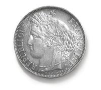 Collezione monete antiche francia, Moneta argento francesi, monete oro vecchie lire italiane, per collezionisti moneta commemorative antica europee, francia souvenir (1849 Cérès 1 fr.)