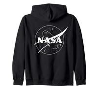 Collezione NASA Inspiration - Insignia Logo BW Dark Felpa con Cappuccio