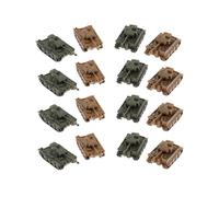 Collezione Panzerkampfwagen VI Ausf. E Tiger I + V Panther Tank Modello 16Piece