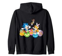 Collezione Primavera Sonic The Hedgehog Felpa con Cappuccio