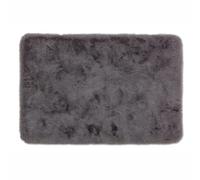 Collezione Schöner Wohnen Tappeto da bagno 40 x 60 cm - soffice tappetino grigio - lavabile e antiscivolo
