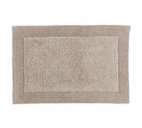 Collezione Schöner Wohnen Tappeto da bagno 67 x 110 cm - reversibile - tappetino da bagno lavabile beige - bordo - 100% cotone