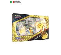 Collezione Speciale Pikachu-VMAX dell’Espansione Zenit Regale del GCC Pokémon (Due Carte Promozionali Olografiche Impresse in Modo Speciale, Una Carta Olografica Gigante e Cinque Buste di Espansione)