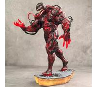 Collezione statue VENOM CARNAGE 30 CM base 3D Marvel Comics supereroe CATTIVO