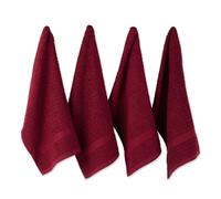 Collezione Terry DII BASIC Waffle Dispt Set 15x26 Vino solido 4 pezzi