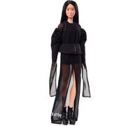 Collezione Tributo Barbie - Bambola Vera Wang con tuta nera e abito in chiffon, con supporto per bambola e certificato di autenticit . Regalo per