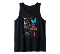 Collezione Vibrant Bug Design Mantis Beetle Butterfly Insect Canotta