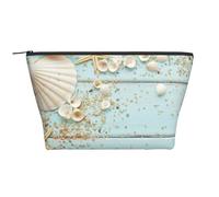 Collezione Vintage di conchiglie da spiaggia, Borsa da toilette Borsa per trucco Borsa per cosmetici Borsa da toilette da viaggio portatile