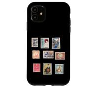 Collezione vintage di francobolli giapponesi tradizionali - Giappone Custodia per iPhone 11