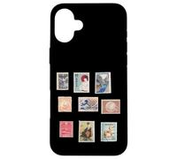 Collezione vintage di francobolli giapponesi tradizionali - Giappone Custodia per iPhone 16 Plus