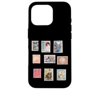 Collezione vintage di francobolli giapponesi tradizionali - Giappone Custodia per iPhone 16 Pro