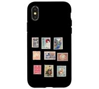 Collezione vintage di francobolli giapponesi tradizionali - Giappone Custodia per iPhone X/XS