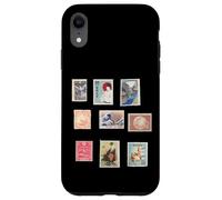 Collezione vintage di francobolli giapponesi tradizionali - Giappone Custodia per iPhone XR