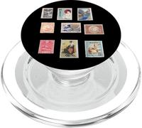 Collezione vintage di francobolli giapponesi tradizionali - Giappone PopSockets PopGrip per MagSafe