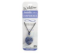 Collezione Wishstone Bellissimo ciondolo a forma di cuore in sodalite con autost