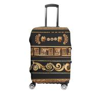 Collezioni di ornamenti greci dorati antichi bordi antichi scuro viaggio copertura lavabile antigraffio valigia Protector, Stile:, S