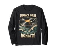 Collezionista di Vinili Surface Noise Is Honesty Maglia a Manica