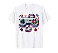 Collezionista Retrogaming Scaffale dei Giochi Pieno Gamer Maglietta