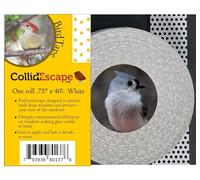CollidEscape Decalcomanie per finestre per evitare che gli uccelli colpiscano gli uccelli Prevenzione per finestre - 1,9 cm x 101,6 cm, copertura bianca da 2 a 3 finestre con nastro CollidEscape Bird