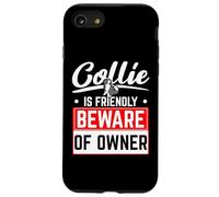 Collie è un amico, fai attenzione al cucciolo amante dei cani proprietario Custodia per iPhone SE (2020) / 7/8