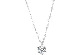 Collier Argento Sterline Cubetto per Donne, Accessori Femminili di Gemme per Il Natale e I Gioielli delle Esperienze per Anche i Ragazzi