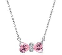 Collier per Donne - Collana di Argento Sterneo con Cubetto Zafiro e Simboli dei Cinquecento, Regalo per Donne
