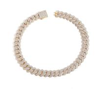 Collietti Grande Iced out per Uomini Solido Miami, Anticipo, Anniversario, Matrimonio, Complimento, Natale, Buon Compleanno, Festa di Natale, Natale, San, Giorno della Madre o per Qualunque