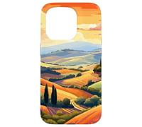 Colline Toscane d'Italia Autunno Tramonto Paesaggio Custodia per iPhone 15 Pro
