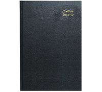 Collins 44 m-blk A4 filofax-ricarica 2018/19 giorno per pagina, da scrivania