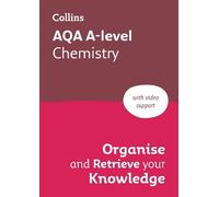 Collins A level AQA A-level Chemistry Organise and Retrieve Your Kno (Tascabile)