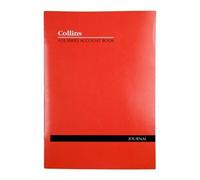 Collins A24 Libro dei conti Diario di qualità durevole rilegato con punti metall