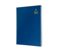 Collins Agenda 2023 da scrivania, formato A5, un giorno per pagina (con appuntamenti), blu (A53.60-23), agenda aziendale completa, agenda e agenda